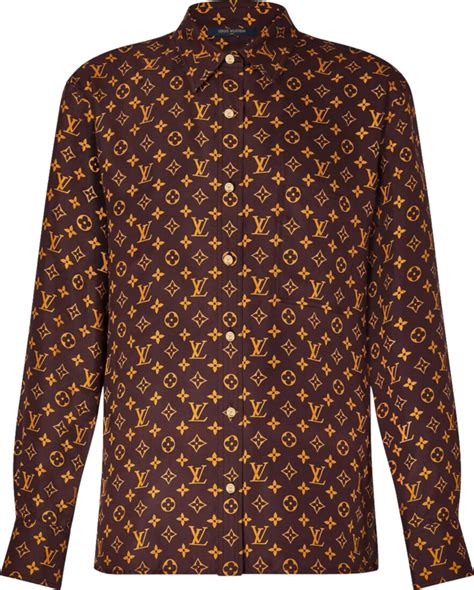 louis vuitton men silk monogram t-shirt w tags|Louis Vuitton logo t shirt.